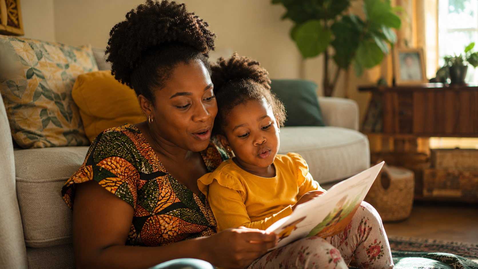 Abebi Yoruba, Mother teaching child Yoruba